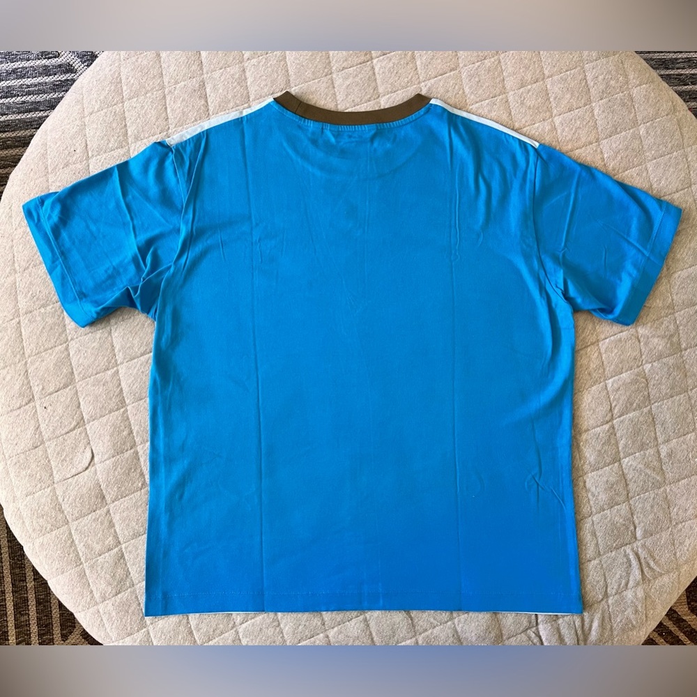 Nwot Marni Uniqlo Medium Blue Retro T-Shirt View 5